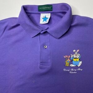 Vintage 90s Disney staff promo polo‎ shirt